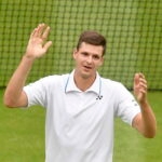 Hubert Hurkacz à Wimbledon en 2021