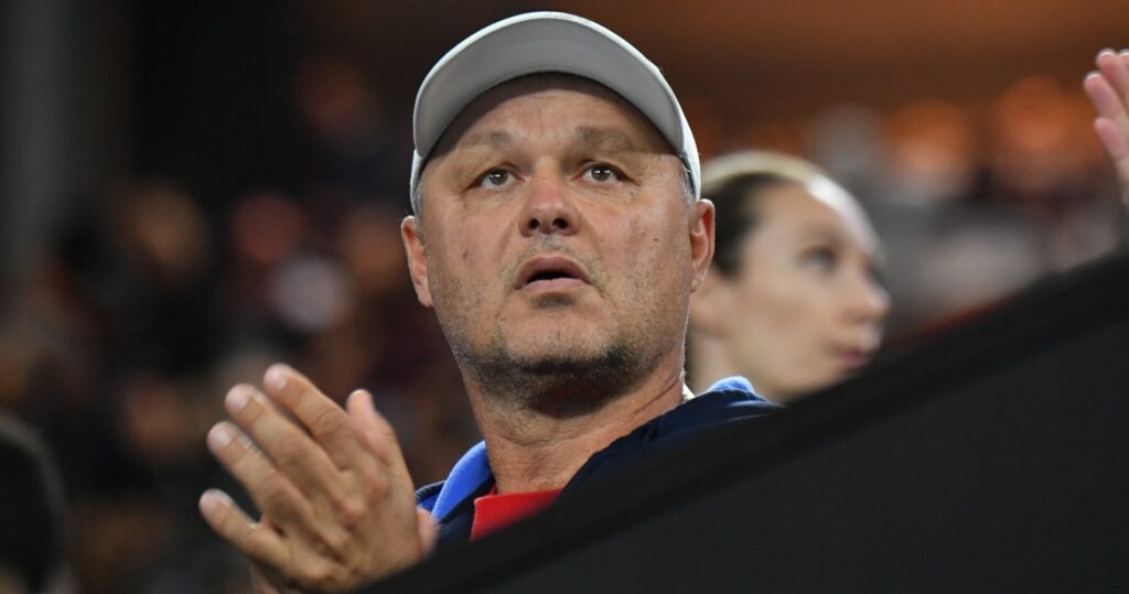 Marian Vajda at the Australian Open in 2020