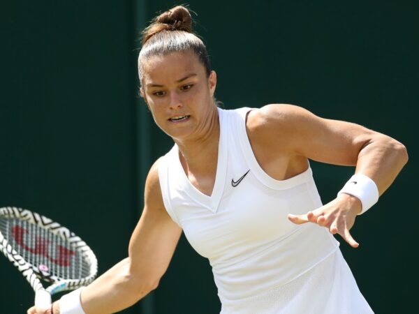 Maria Sakkari at Wimbledon in 2021