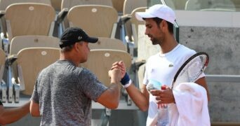 Novak Djokovic (SRB) Marian Vajda (SRB)