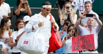 Roger Federer Wimbledon 2021