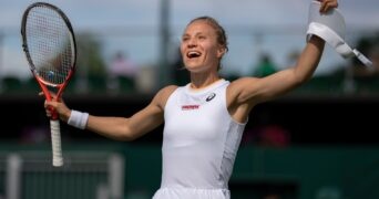 Viktorija Golubic at Wimbledon in 2021