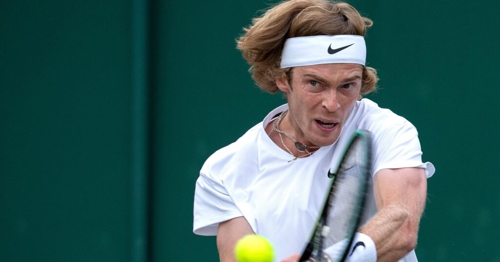 Andrey Rublev Wimbledon 2021