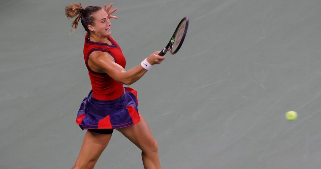 Aryna Sabalenka at the 2021 US Open