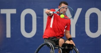 Tokyo 2020 Paralympic Games - Wheelchair Tennis - Joachim Gerard of Belgium