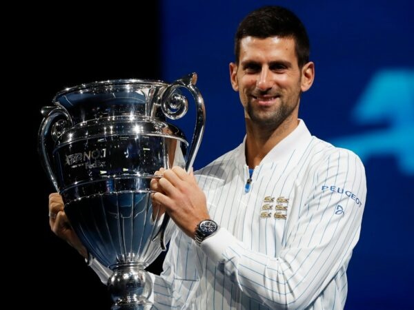 Novak Djokovic at the ATP Finals in 2021