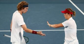 Andrey Rublev et Anastasia Pavlyuchenkova Jeux olympiques de Tokyo 2020