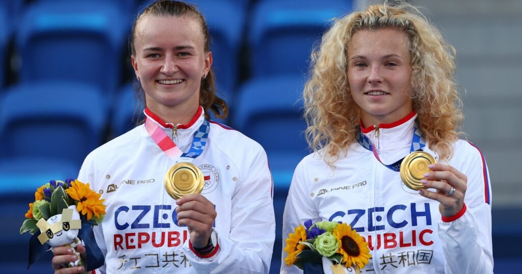 Krejcikova - Siniakova, Jeux olympiques de Tokyo 2020