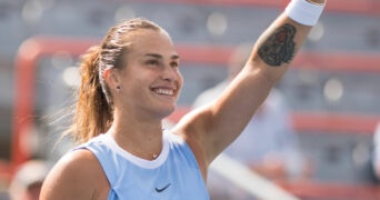 Aryna Sabalenka à Montréal en 2021