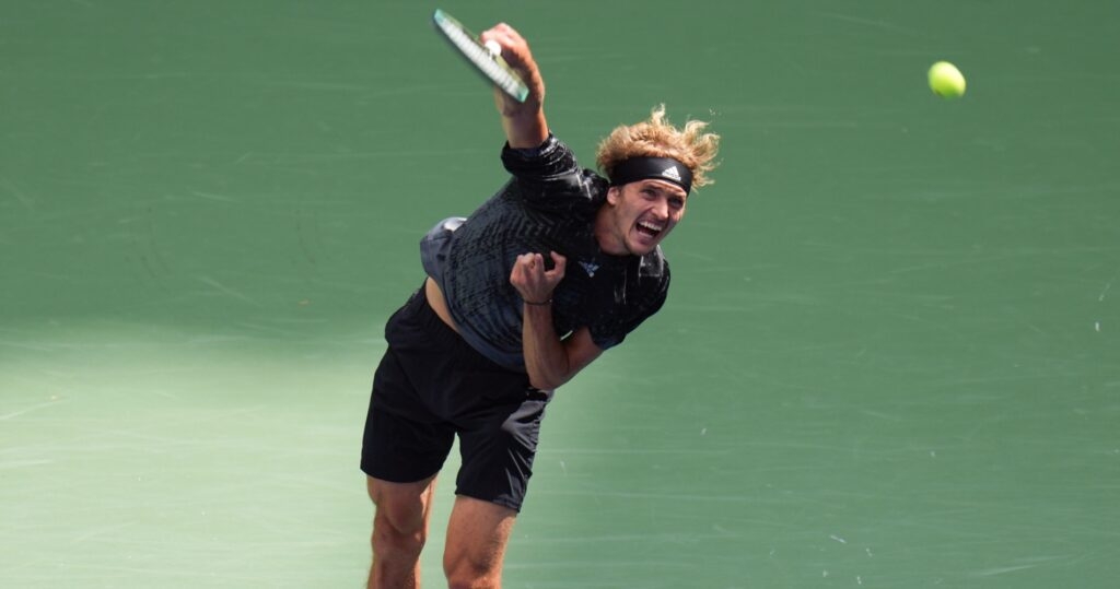 Alexander Zverev at the 2021 US Open