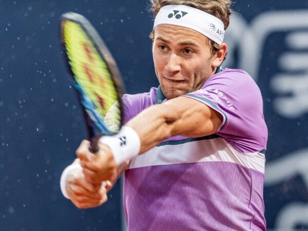 Kitzbuehel - Casper Ruud of Norway during the final match for the Generali Open Tennis Tournament