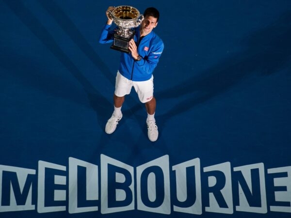 Djokovic 2015 Australian Open (Panoramic)