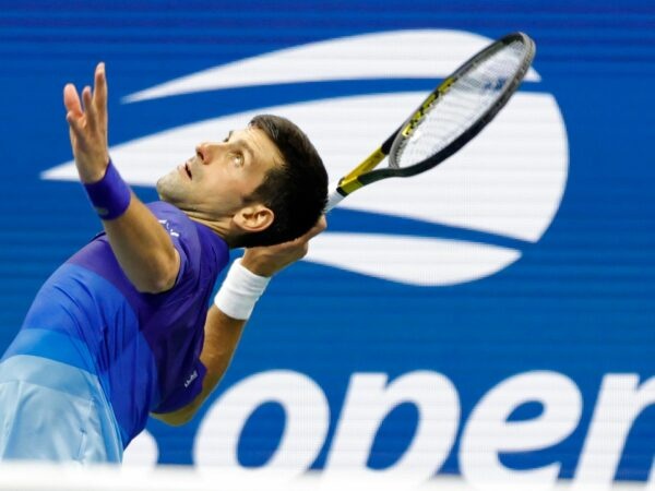Novak Djokovic on Day 2 of the 2021 U.S. Open