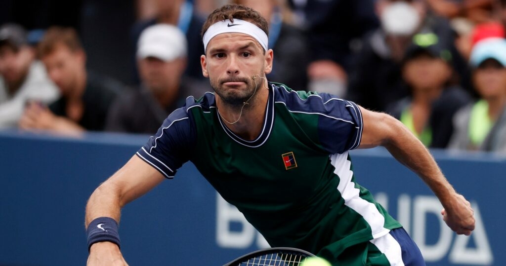 Grigor Dimitrov at the 2021 US Open