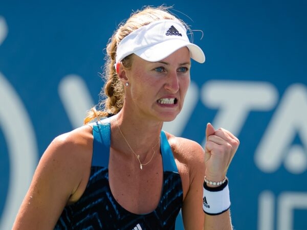 Kristina Mladenovic fist pump