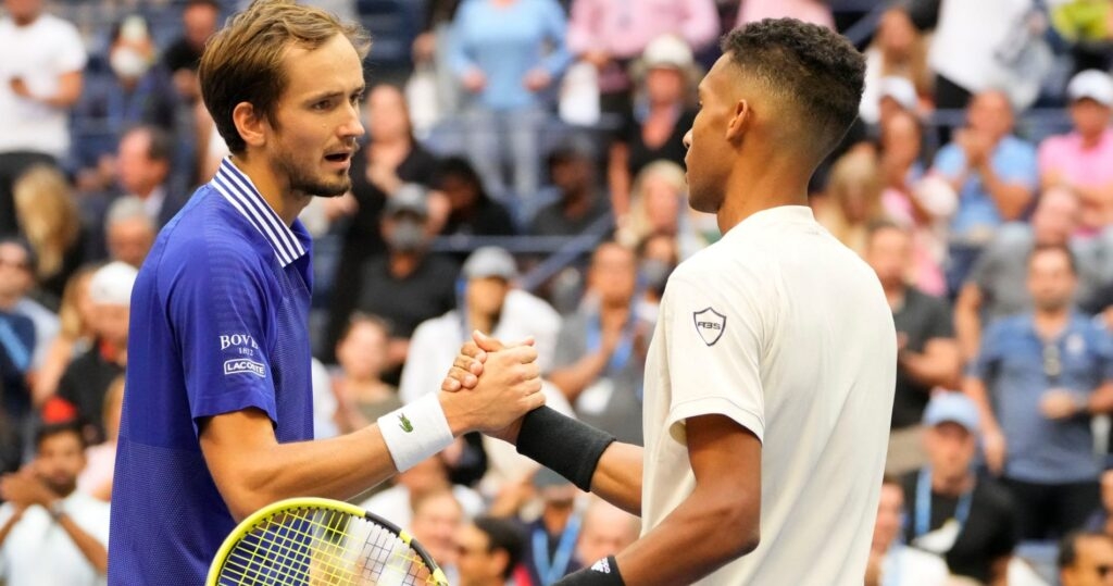 Daniil Medvedev and Felix Auger Aliassime