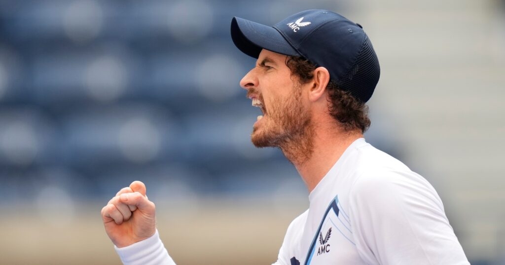 Andy Murray at the 2021 U.S. Open tennis tournament at USTA Billie King National Tennis Center