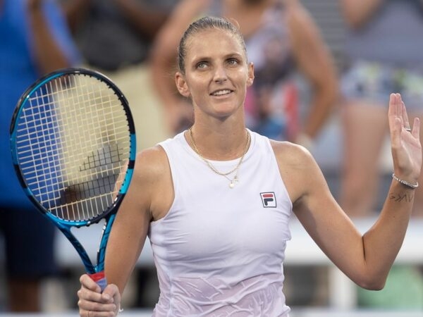 Karolina Pliskova during the Western and Southern Open at the Lindner Family Tennis Center.