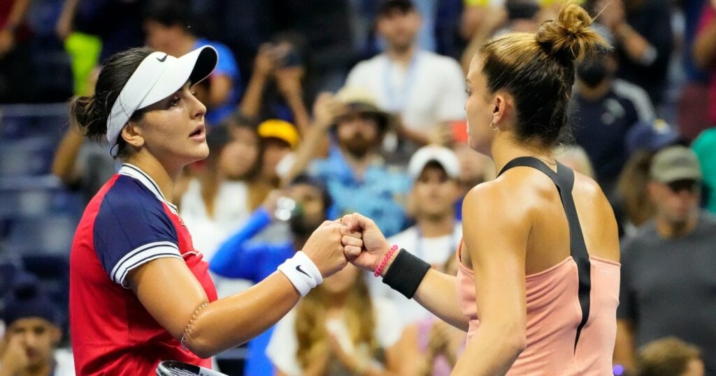 Maria Sakkari and Bianca Andreescu