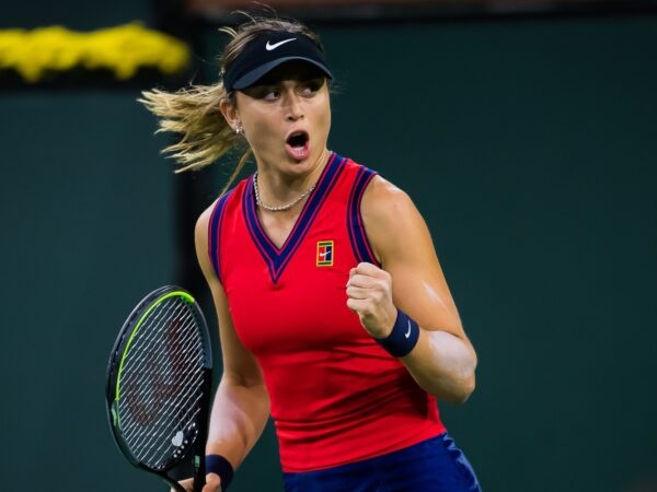 Paula Badosa at the 2021 BNP Paribas Open WTA 1000 tennis tournament in Indian Wells