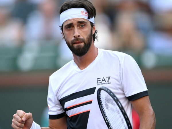 Nikoloz Basilashvili, à Indian Wells en2021