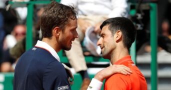 Medvedev and Djokovic