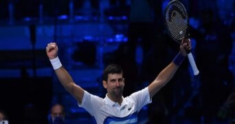 Novak Djokovic ATP Finals 2021