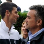 Novak Djokovic et son père, Srdjan