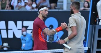 Grigor Dimitrov at the Australian Open 2022