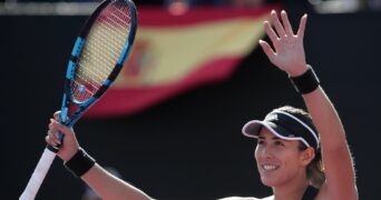 Spain's Garbine Muguruza at the Akron WTA Finals Guadalajara