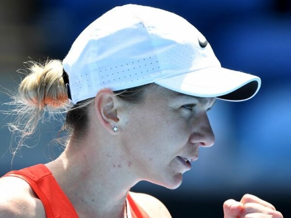 Romania's Simona Halep at the Australian Open