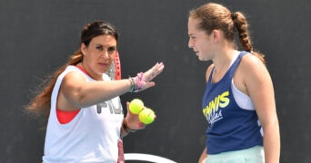 Marion Bartoli and Jelena Ostapenko