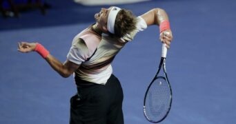 Germany's Alexander Zverev in action at the ATP 500 Abierto Mexicano in 2022