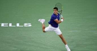 Carlos Alcaraz at the BNP Paribas Open 2022