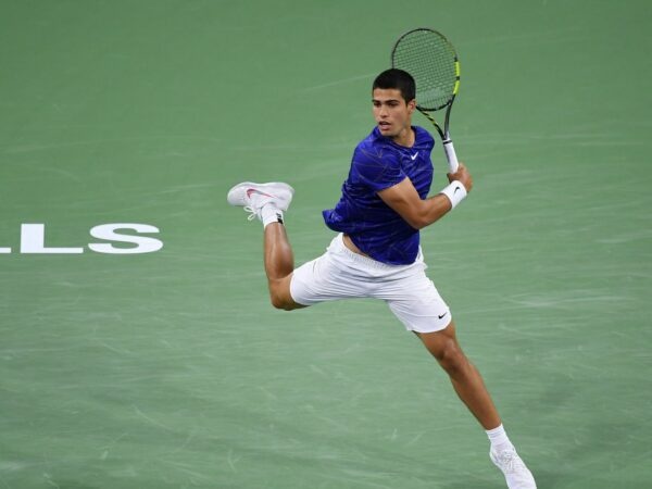 Carlos Alcaraz at the BNP Paribas Open 2022