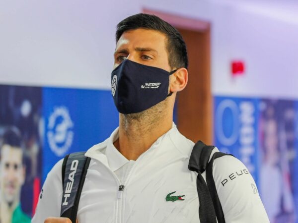 Novak Djokovic at the Dubai Dubai Duty Free Tennis Centre , United Arab Emirates