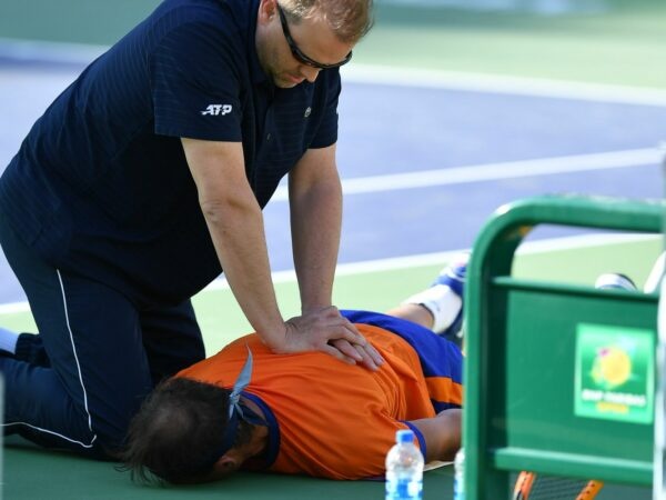 Rafael Nadal at the BNP Paribas Open 2022