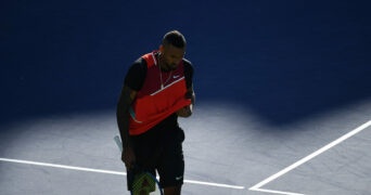 Nick Kyrgios at the BNP Paribas Open