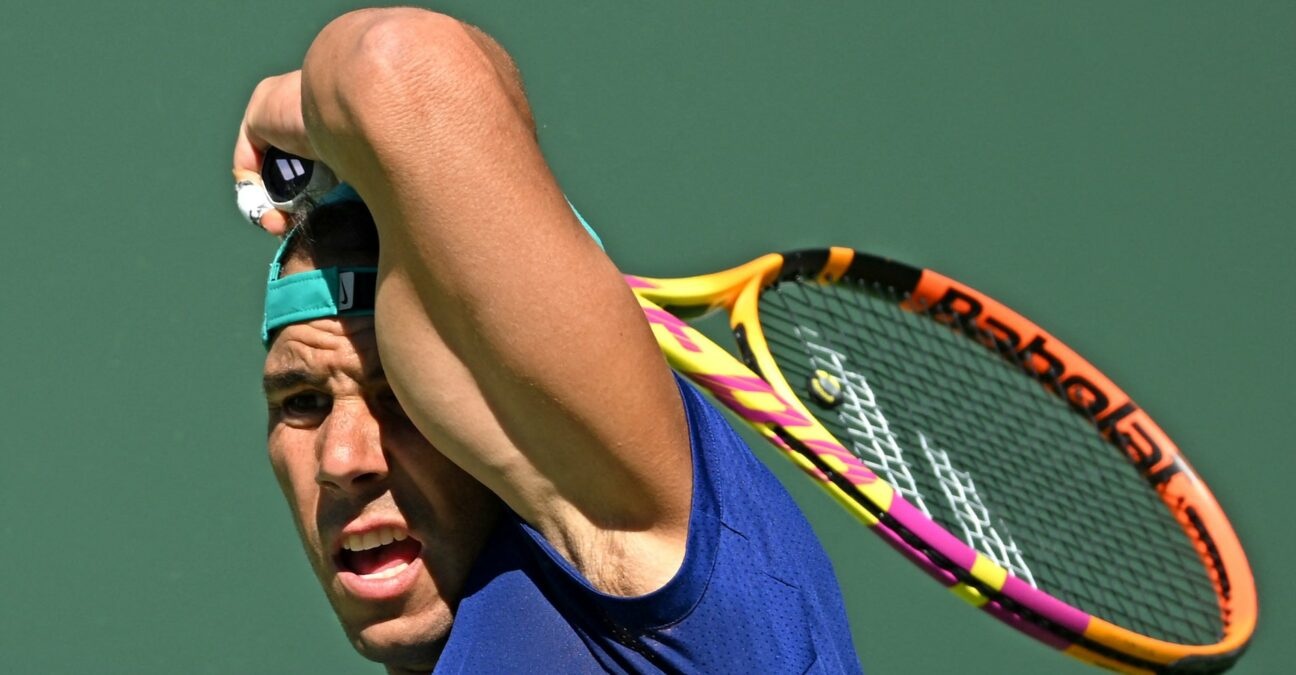 Rafael Nadal, Indian Wells 2022 (practice session)