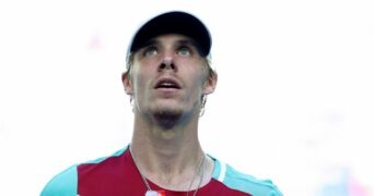 Canada's Denis Shapovalov during his quarter final match at the Australian Open