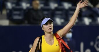 Ukraine's Elina Svitolina at the Monterrey Open in March 2022