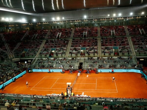 The Caja Magica in Madrid, Spain; Mutua Madrid Open 2021