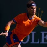 Rafael Nadal at Indian Wells Tennis Garden in Indian Wells, California.