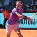 Rafael Nadal, Spain, during Mutua Madrid Open in May 2021