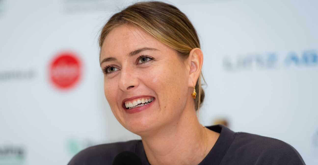 Maria Sharapova at the Upper Austria Ladies Linz WTA International tennis tournament in 2019