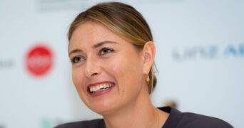 Maria Sharapova at the Upper Austria Ladies Linz WTA International tennis tournament in 2019