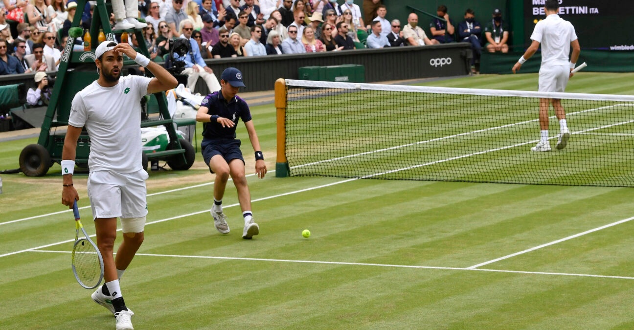 Matteo Berrettini and Novak Djokovic, Wimbledon 2021 final