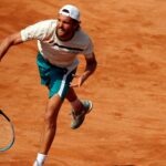 Portugal's Joao Sousa at the Italian Open in 2020