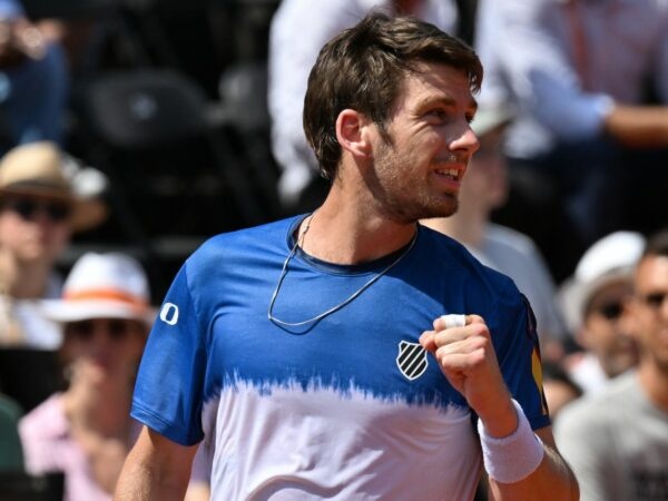 Cameron Norrie in the final of the Open Parc de Lyon