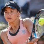 Yulia Putintseva at the Italian Open tennis tournament in Rome, Italy